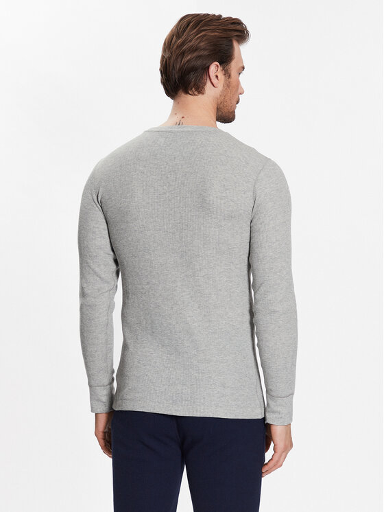 Polo Ralph Lauren Polo Ralph Lauren Marškinėliai ilgomis rankovėmis 714899615003 Pilka Regular Fit