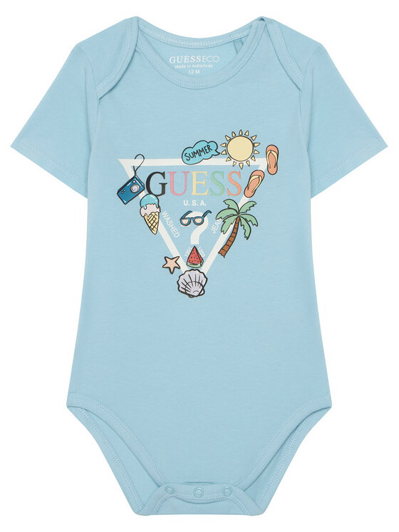 Guess Guess Set za bebe H6GW08 K6YW1 Svijetlo plava Regular Fit