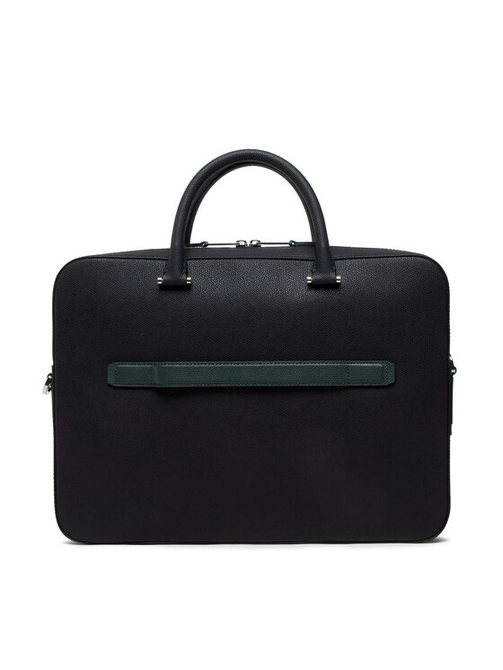 Tommy Hilfiger Sac ordinateur Business Leather Computer Bag