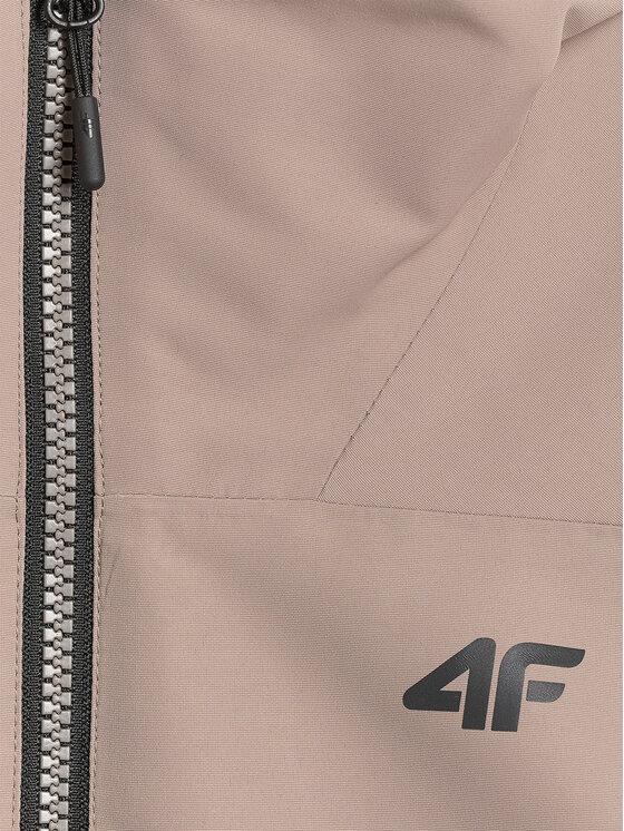4F 4F Kurtka snowboardowa SNOWBOARD Brązowy jasny Regular Fit