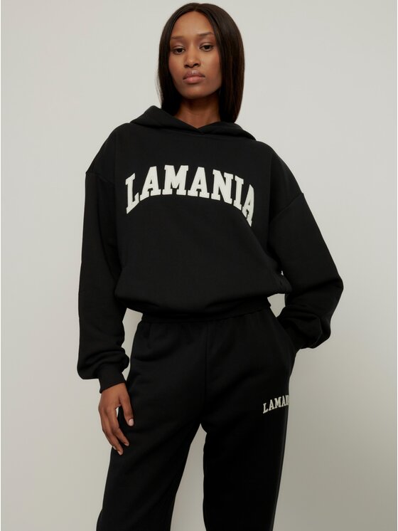 La Mania La Mania Mikina TWIN 2 BLUZA Čierna Classic Fit