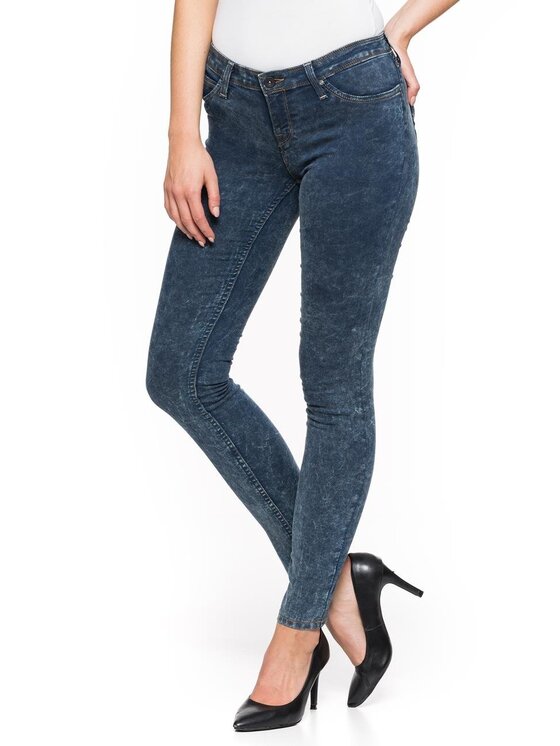 Lee Lee Jeansy TOXEY Niebieski Skinny Fit
