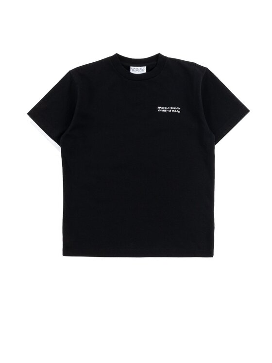 Marcelo Burlon T shirt CBAA001F22JER0011001 Nero Regular Fit