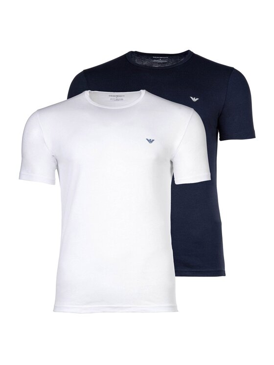 Emporio Armani Emporio Armani Tričko 28210 Modrá Comfort Fit