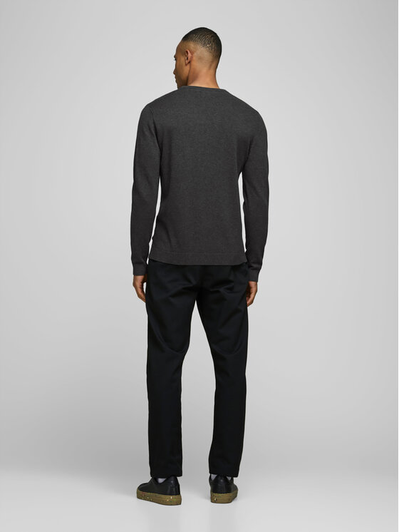 Maglione Basic 12137190 Grigio Regular Fit