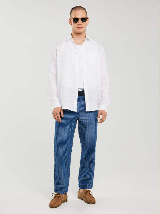 BIG STAR BIG STAR Koszula JIANIS Biały Basic Fit