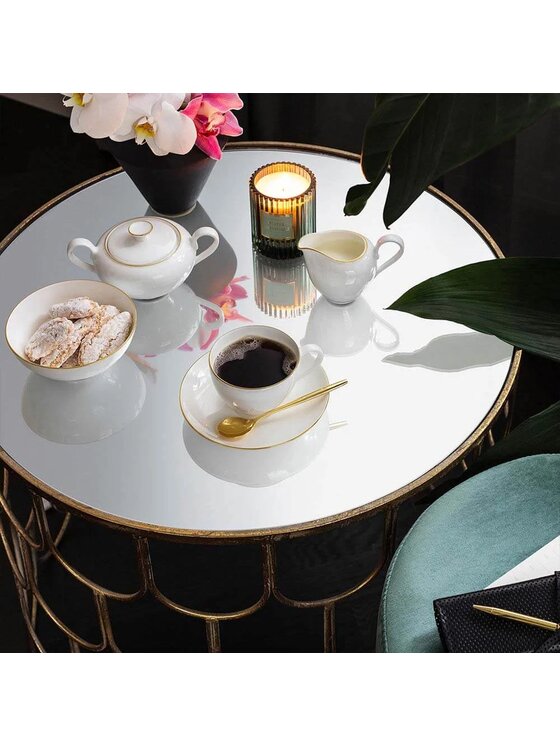 Villeroy & Boch Villeroy & Boch Spodek do filiżanki Villeroy & Boch Anmut Gold Biały