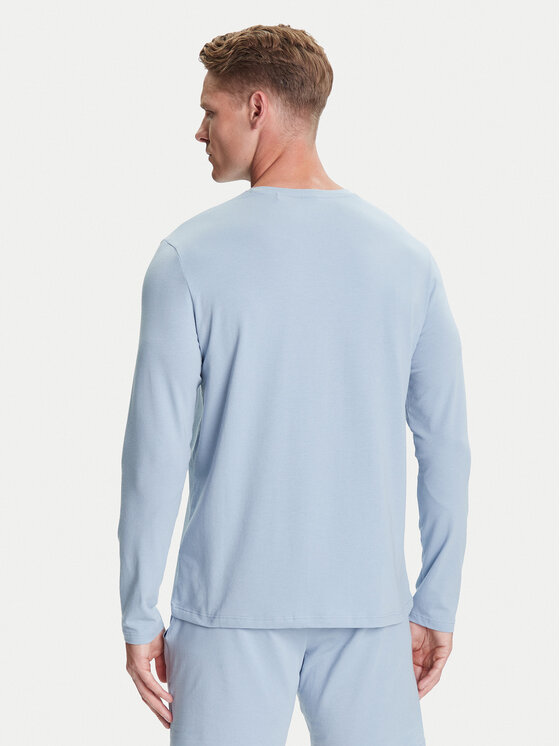 BOSS BOSS Pikkade varrukatega T-särk Mix&Match 50515389 Sinine Regular Fit