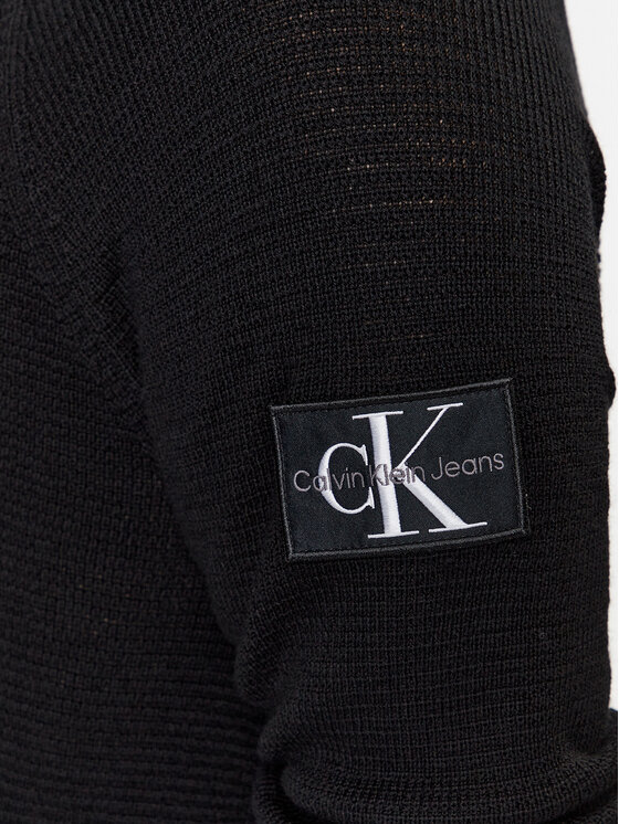 Calvin Klein Jeans Calvin Klein Jeans Sveter J30J325092 Čierna Regular Fit