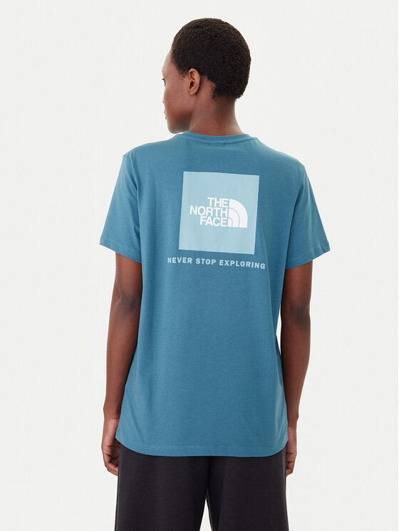 The North Face The North Face T-Shirt Redbox NF0A87NK Blau Relaxed Fit