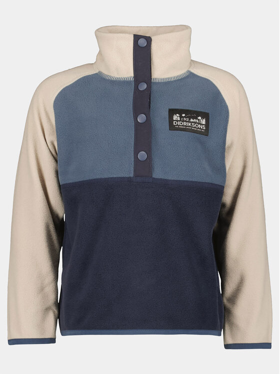 Didriksons Didriksons Sweatshirt Monte Kids Half Butt 505008 Dunkelblau Regular Fit