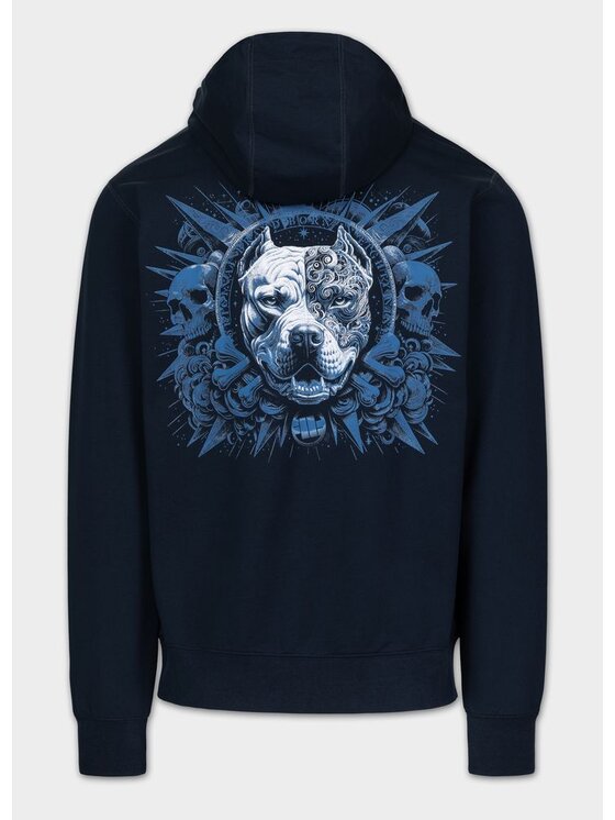 PITBULL PITBULL Bluza PITBULL WORLD Granatowy Regular Fit