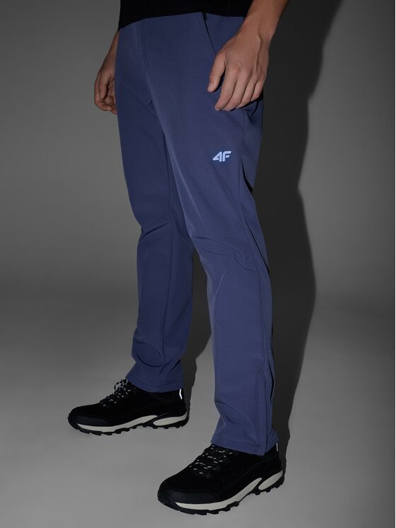 4F 4F Spodnie outdoor 4FWAW25TFTRM0990-32S Niebieski Authentic Slim Fit