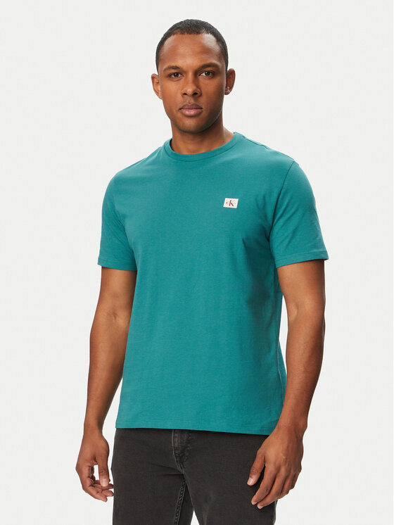 Calvin Klein Jeans Tričko LV04RC272G Modrá Regular Fit
