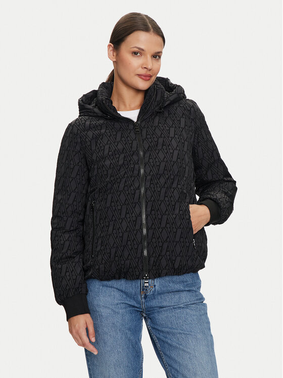 Armani Exchange Armani Exchange Átmeneti kabát 6DYB07 YN2UZ 1200 Fekete Regular Fit