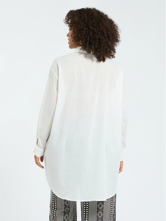 Fiorella Rubino Fiorella Rubino Camicia 5054L000179N011 Bianco Over Fit