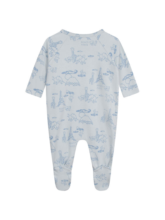 Set di 2 pagliaccetti K98106 Blu Regular Fit