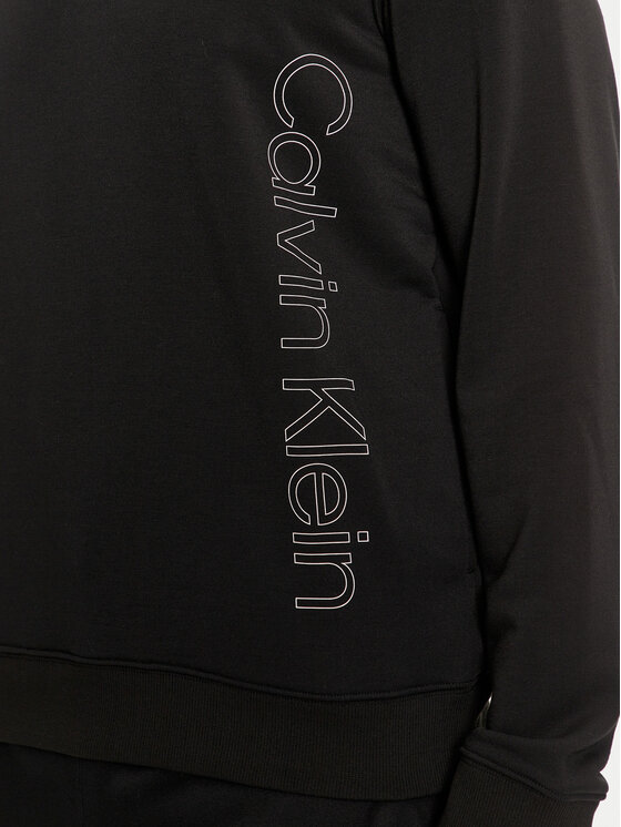 Calvin Klein Performance Calvin Klein Performance Džemperis 00GMF4W340 Juoda Regular Fit
