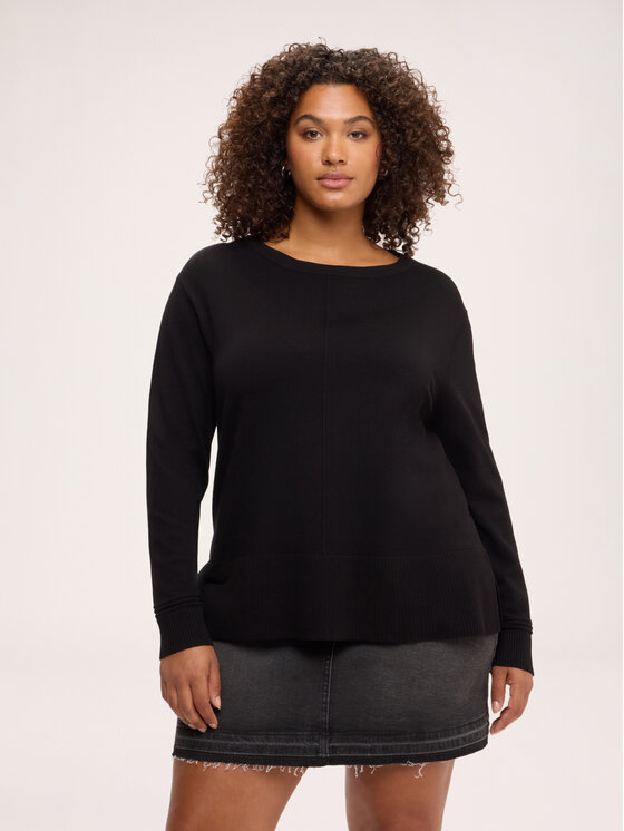 Fiorella Rubino Fiorella Rubino Sweter M275L008557N033 Czarny Regular Fit
