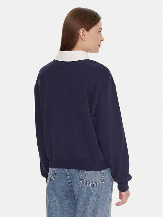 United Colors Of Benetton United Colors Of Benetton Суитшърт 3WNWD3011 Тъмносин Regular Fit