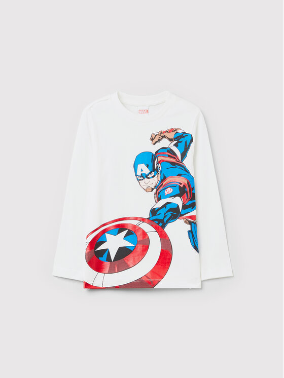 Blusa MARVEL 1435049 Bianco Regular Fit