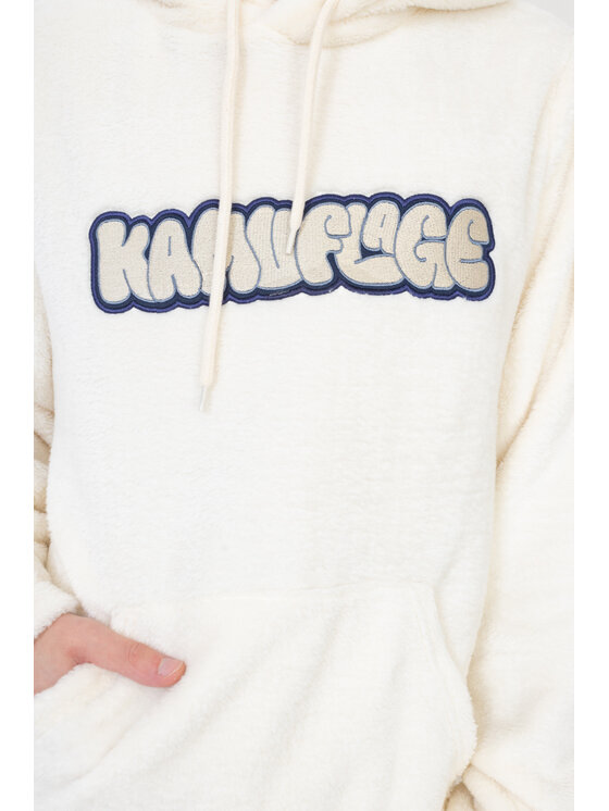 Kamuflage Kamuflage Bluza Puff Stone Beżowy Loose Fit