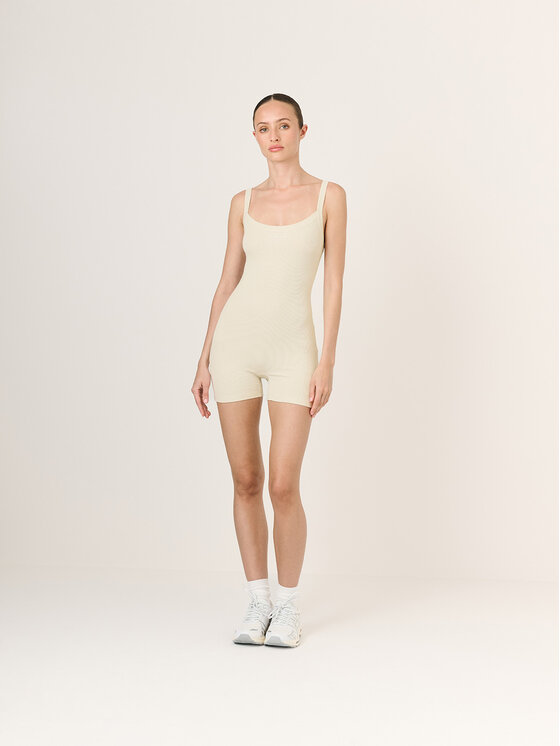 La Mania La Mania Kombinezon EDGE Kremowy Classic Fit