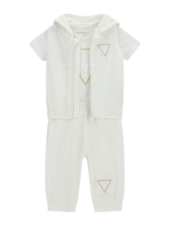 Guess Guess Completo da bambino H6GW04 K6YW1 Écru Regular Fit