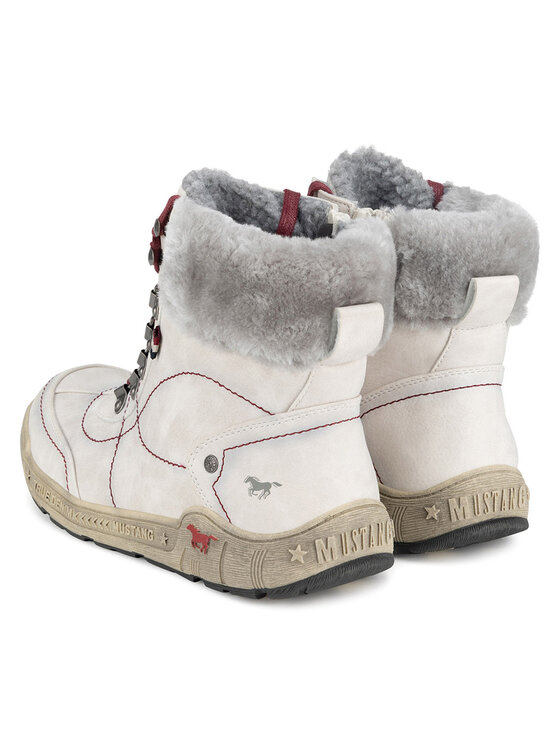 Mustang Mustang Schnürschuhe 1290-607 Weiß