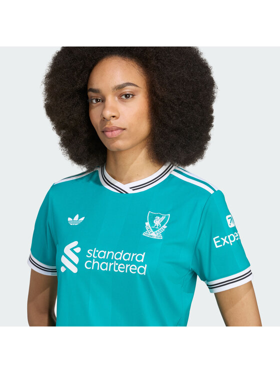 adidas adidas Koszulka techniczna Liverpool FC 25/26 Third Jersey Zielony Regular Fit