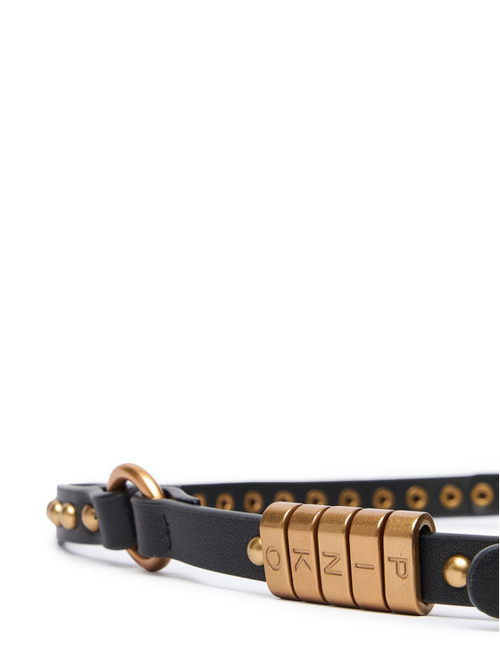 PINKO PINKO Dámsky opasok Studs Belt H 1,2 AI 25-26 105872 A0F1 Čierna