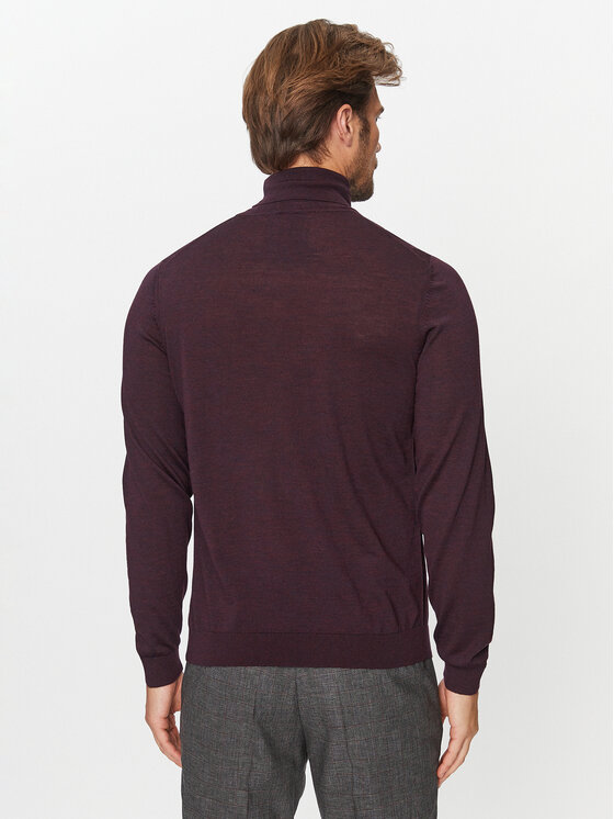 Boss Boss Rolák Musso-P DARK RED Červená Regular Fit