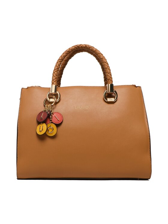 Liu Jo Handtasche M Satchel Double AA3242 E0013 Braun Modivo