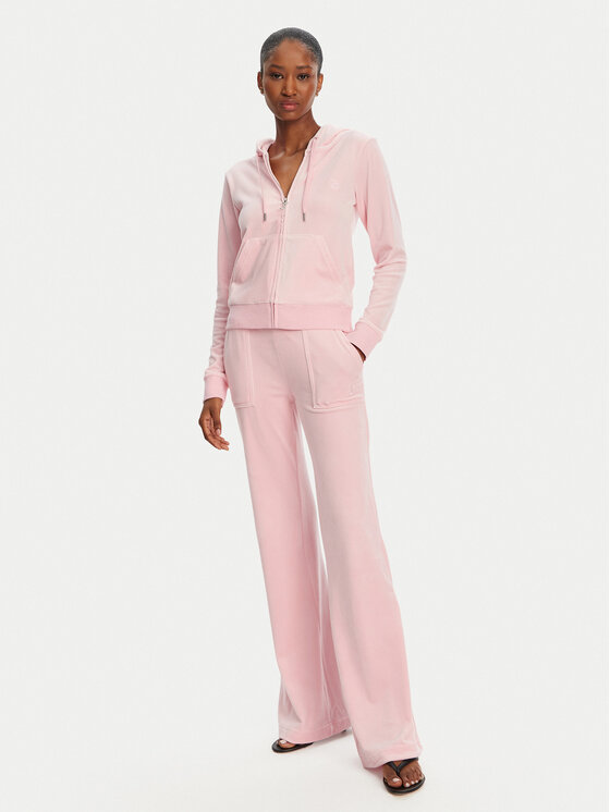 Juicy Couture Juicy Couture Долнище анцуг Layla JCSEBJ001 Розов Flared Leg