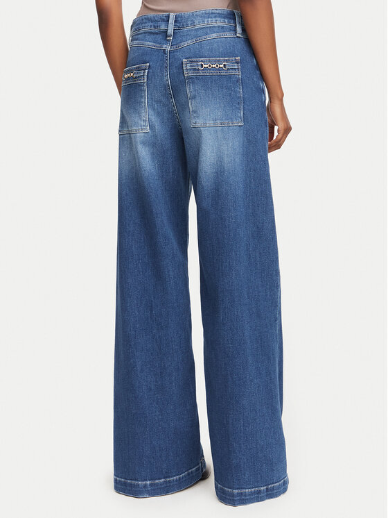 Guess Guess Джинси W6YAJG D1355 Голубий Wide Leg