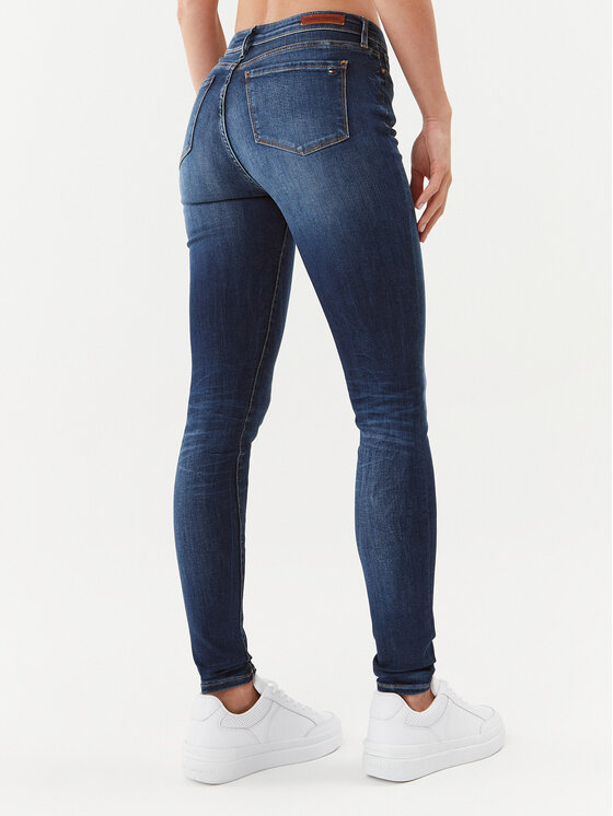 Tommy Hilfiger Tommy Hilfiger Slim fit džínsy Heritage Como WW0WW11860 Tmavomodrá Slim Fit