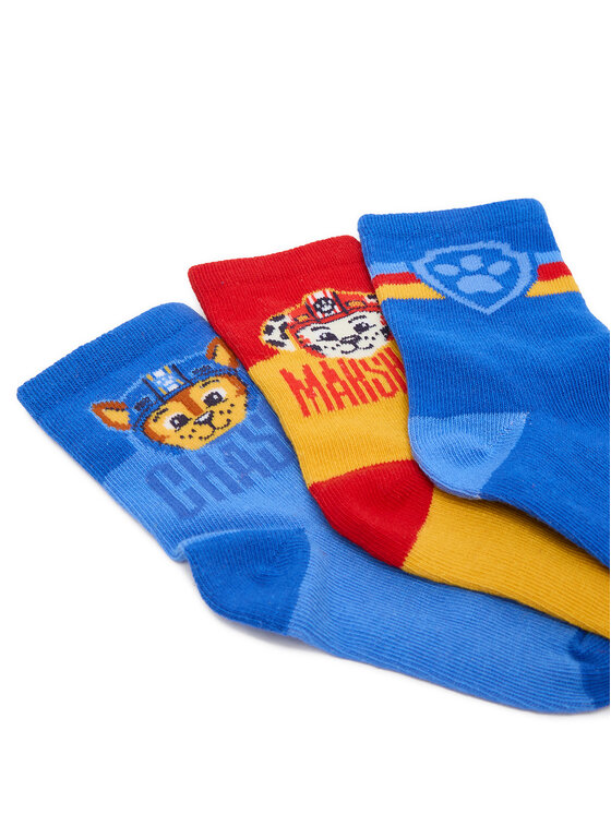 Paw Patrol Paw Patrol Pikad sokid CEO-ACCCS-SS26-219PAW(3-PACK) Värviline