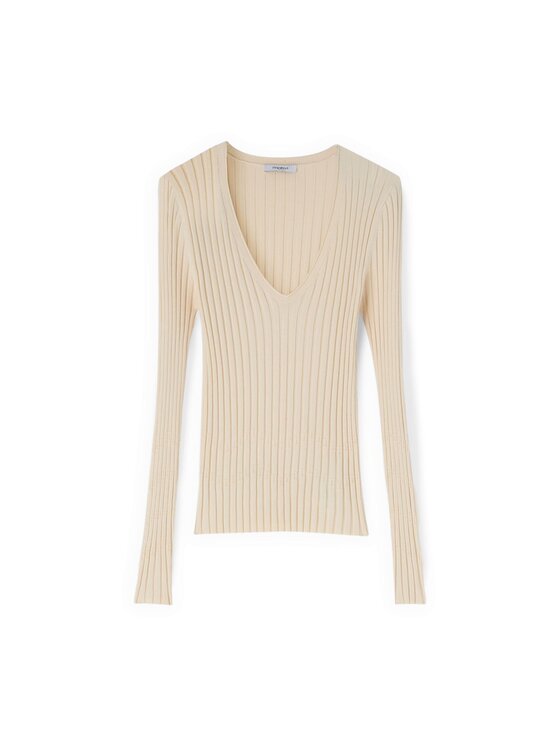 Motivi Motivi Maglione M266W003982N011 Bianco Slim Fit