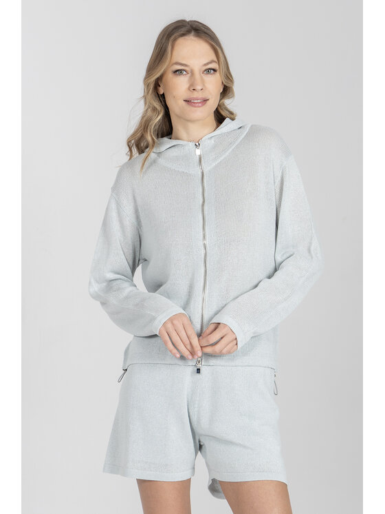 Deni Cler Milano Deni Cler Milano Bluza T-DC-W003-F2-10-51-1 Niebieski Regular Fit