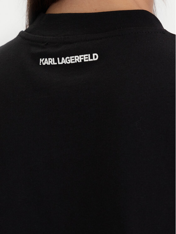 KARL LAGERFELD KARL LAGERFELD T-Shirt A1W17013 Czarny Relaxed Fit