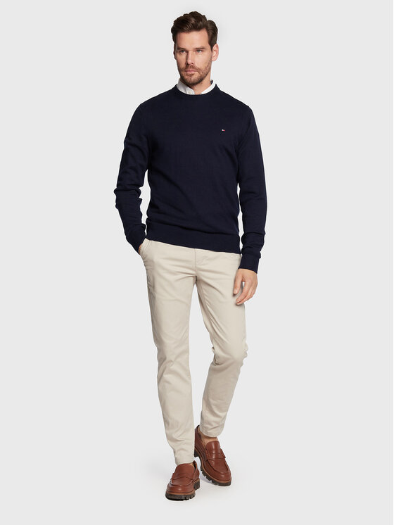 Tommy Hilfiger Tommy Hilfiger Пуловер MW0MW28046 Тъмносин Regular Fit
