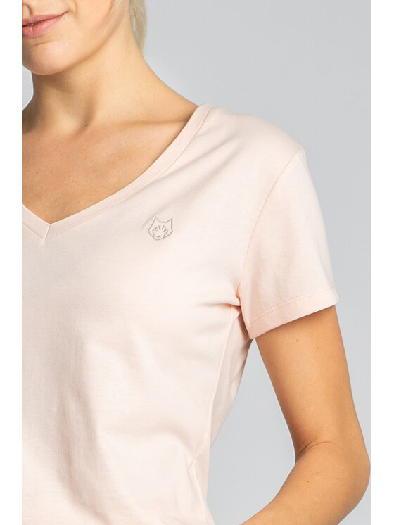 LaLupa LaLupa T-Shirt LA014 Różowy Comfortable Fit