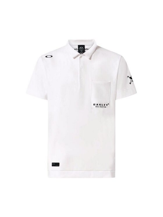 Oakley Oakley T-Shirt FOA406425 Biały Regular Fit