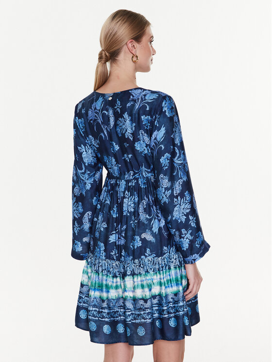 REPLAY Replay Ежедневна рокля W9602.000.73950 Син Regular Fit