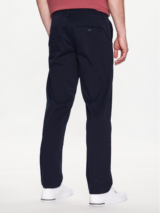 Selected Homme Selected Homme Chinosy 16087665 Granatowy Straight Fit