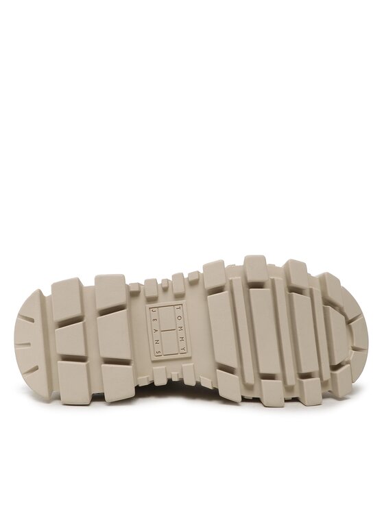 Tommy Jeans Tommy Jeans Kotníková obuv s elastickým prvkem Rubber Rain EN0EN02234 Écru