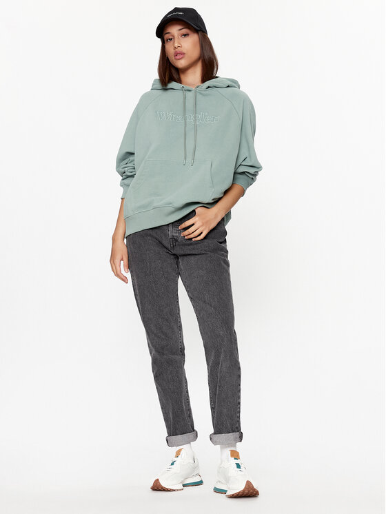 Wrangler Wrangler Світшот 112343095 Зелений Relaxed Fit