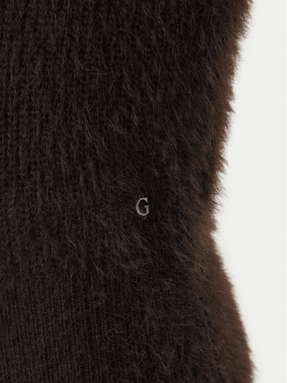 Guess Guess Pulover W6BR80 Z1839 Maro închis Regular Fit