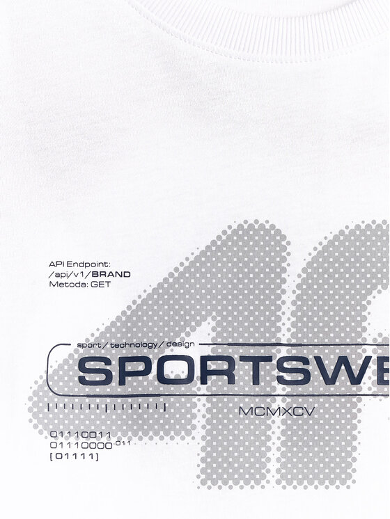 4F 4F T-Shirt BRAND CODE Biały Regular Fit