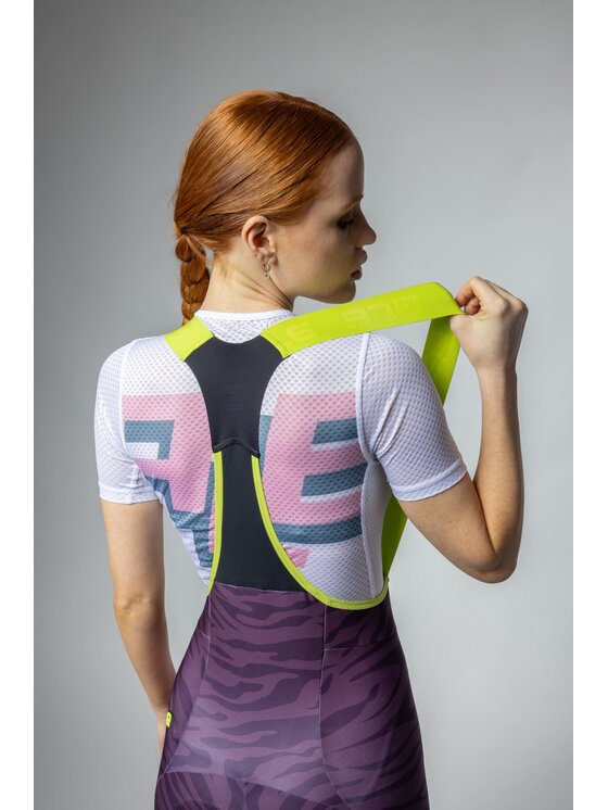 Alé Cycling Alé Cycling Szorty rowerowe PR-E Sauvage Fioletowy Fitted Fit